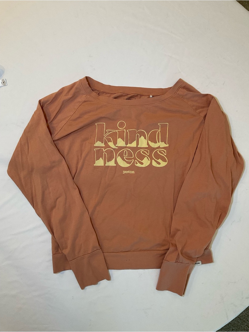 Prana Rust-Toned Graphic Sweatshirt